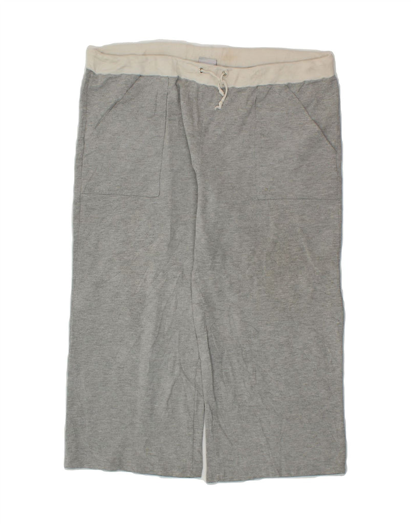 CHAMPION Womens Capri Tracksuit Trousers UK 18 XL Grey Cotton Vintage Champion and Second-Hand Champion from Messina Hembry 