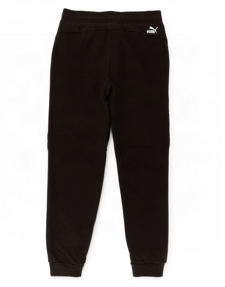 Puma Mens Tracksuit Trousers Joggers Medium Black Cotton