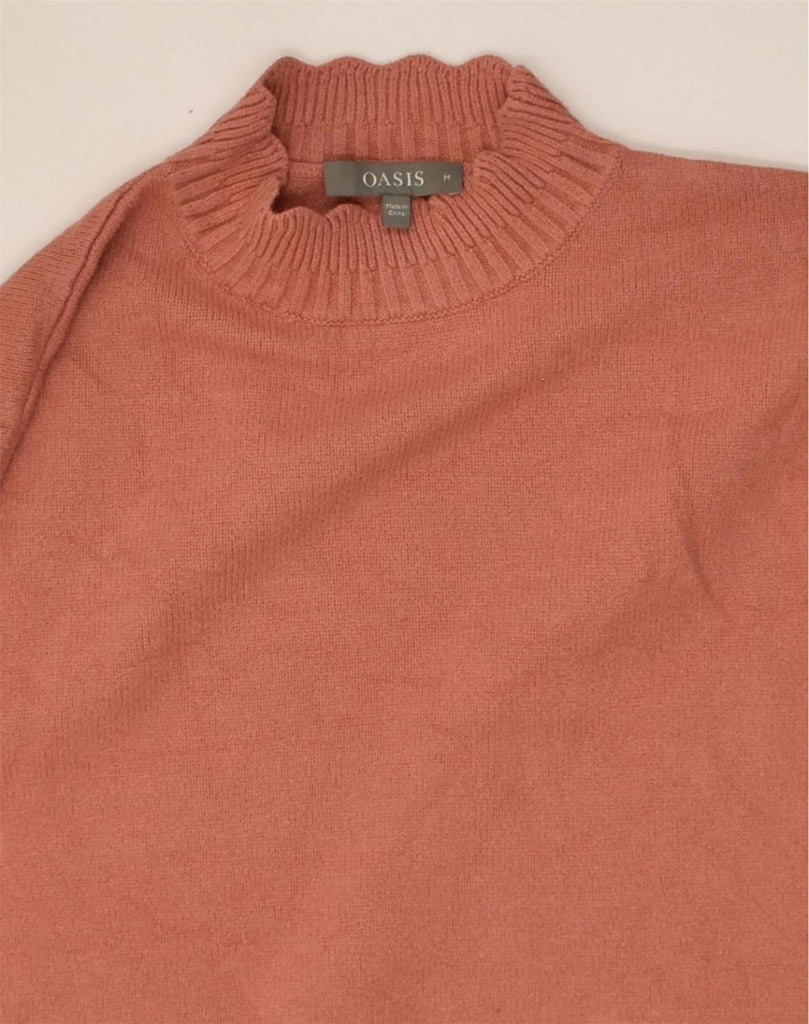 OASIS Womens Oversized Turtle Neck Jumper Sweater UK 14 Medium Brown | Vintage Oasis | Thrift | Second-Hand Oasis | Used Clothing | Messina Hembry 