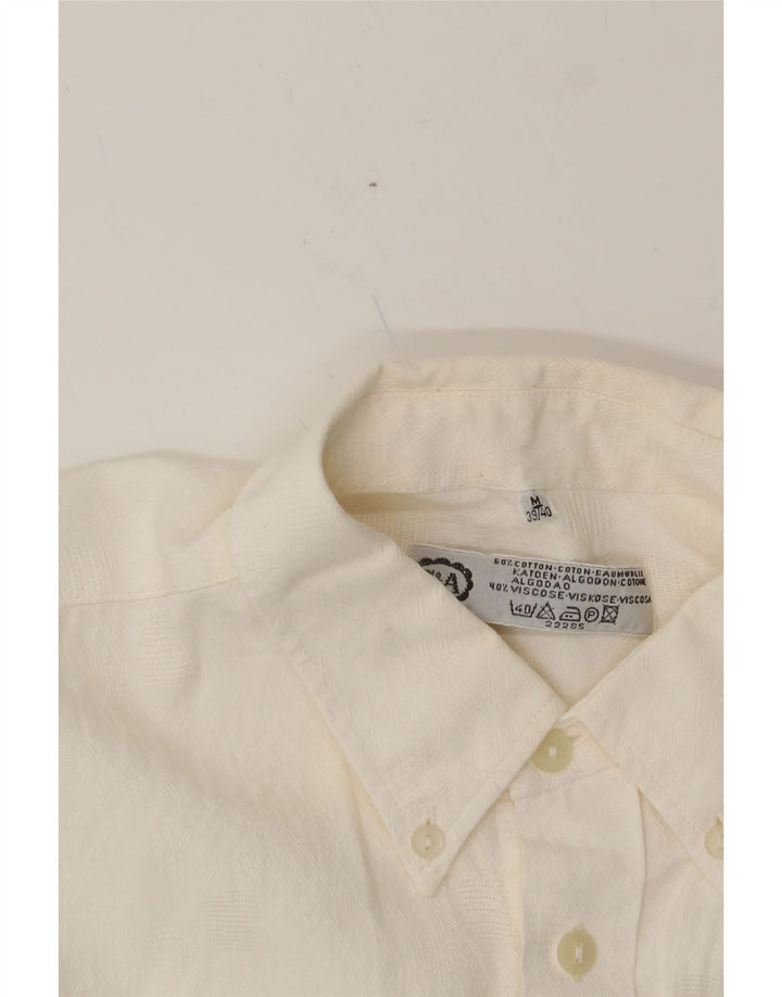 C&A Mens Shirt Size 39/40 Medium White Cotton Vintage C&A and Second-Hand C&A from Messina Hembry 