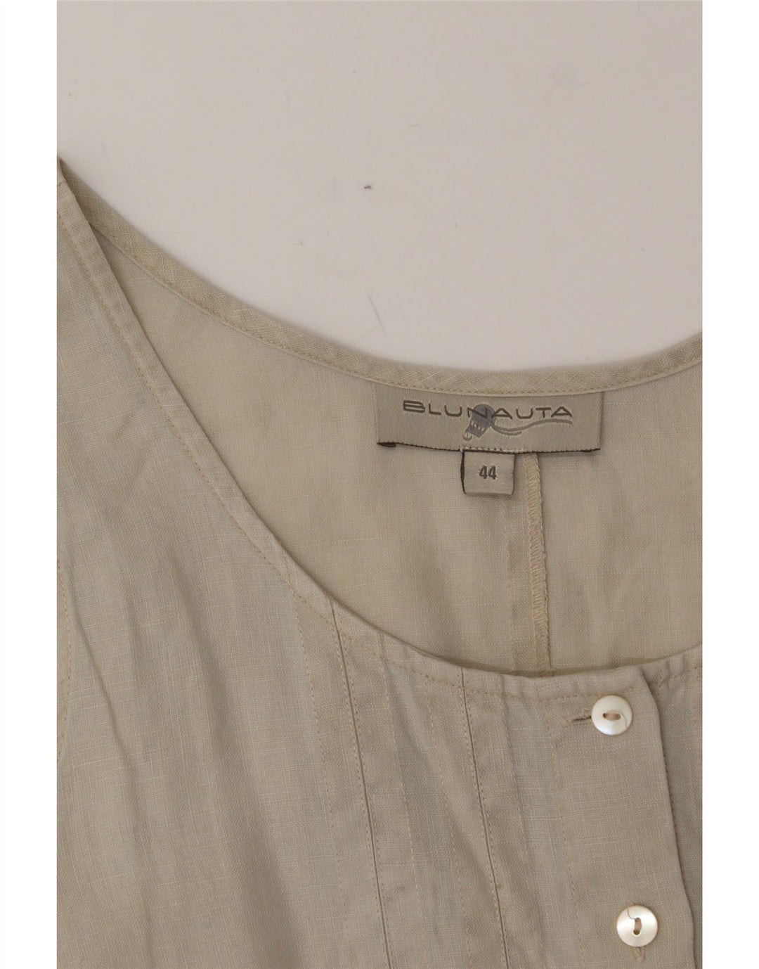 BLUNAUTA Womens Sleeveless Shirt Dress IT 44 Medium Grey Vintage Blunauta and Second-Hand Blunauta from Messina Hembry 