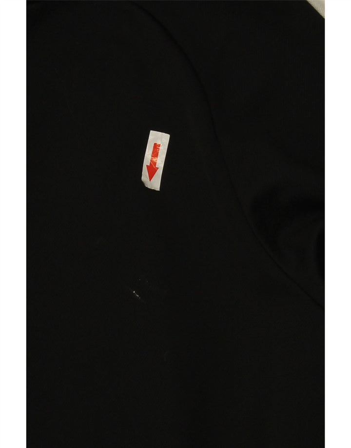 Nike Mens Dri Fit Tracksuit Top Jacket Medium Black Colourblock Polyester