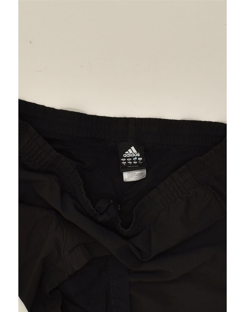 ADIDAS Mens Sport Shorts Medium Black Polyester | Vintage Adidas | Thrift | Second-Hand Adidas | Used Clothing | Messina Hembry 