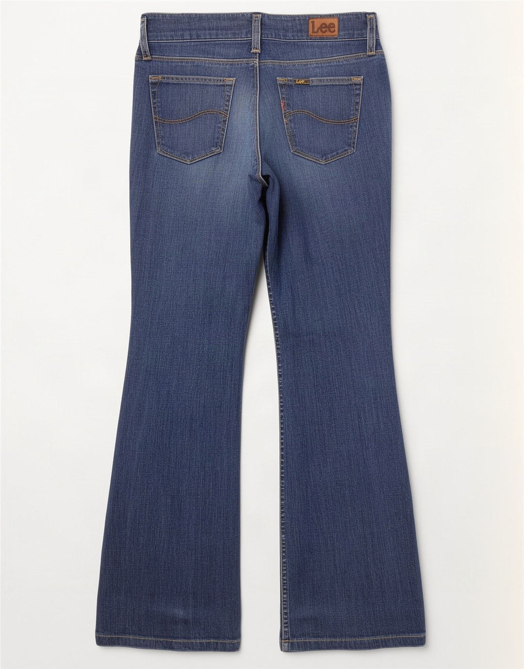 Lee Womens Coral Bootcut Jeans W27 L33 Blue Cotton