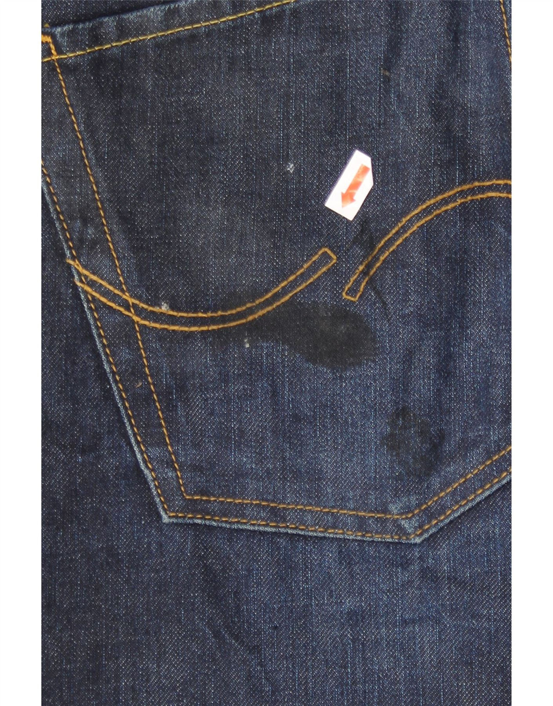 Jack & Jones Mens Tim Slim Jeans W32 L32 Navy Blue Cotton