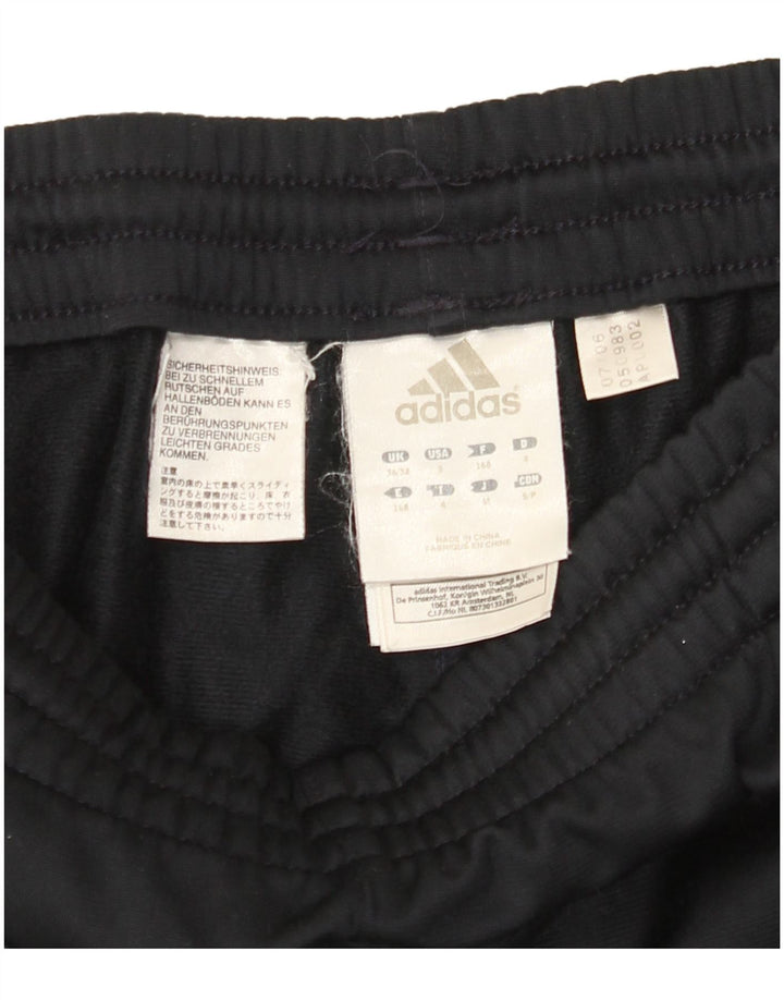 ADIDAS Mens Tracksuit Trousers Large  Black Polyester