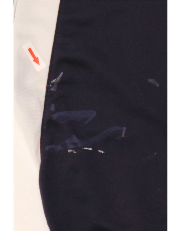 Champion Mens Tracksuit Top Jacket Medium Navy Blue Colourblock Polyester