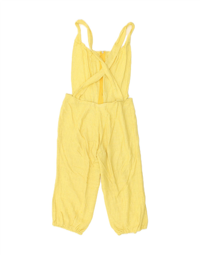 VINTAGE Womens Jumpsuit W28 L17 Yellow | Vintage Vintage | Thrift | Second-Hand Vintage | Used Clothing | Messina Hembry 