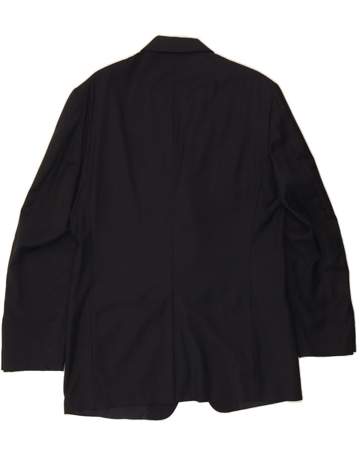 CERRUTI Mens 3 Button Blazer Jacket UK 38 Medium Black Wool Vintage Cerruti and Second-Hand Cerruti from Messina Hembry 