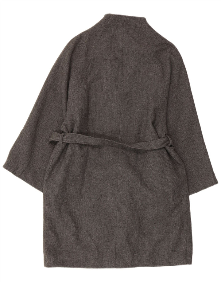 CHEAP MONDAY Womens Overcoat UK 10 Small Grey Acrylic