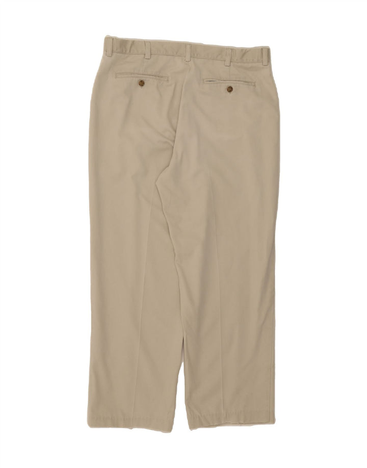 L.L.BEAN Mens Straight Chino Trousers W36 L30  Beige Cotton Vintage L.L.Bean and Second-Hand L.L.Bean from Messina Hembry 