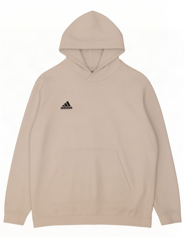 Adidas Mens Hoodie Jumper XL White Cotton