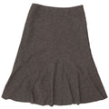 Marks & Spencer Womens A-Line Skirt UK 12 Medium W32 Grey Flecked New Wool