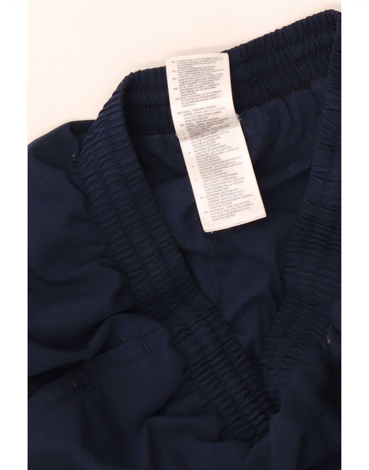 Adidas Mens Tracksuit Trousers Joggers Medium Navy Blue Polyester