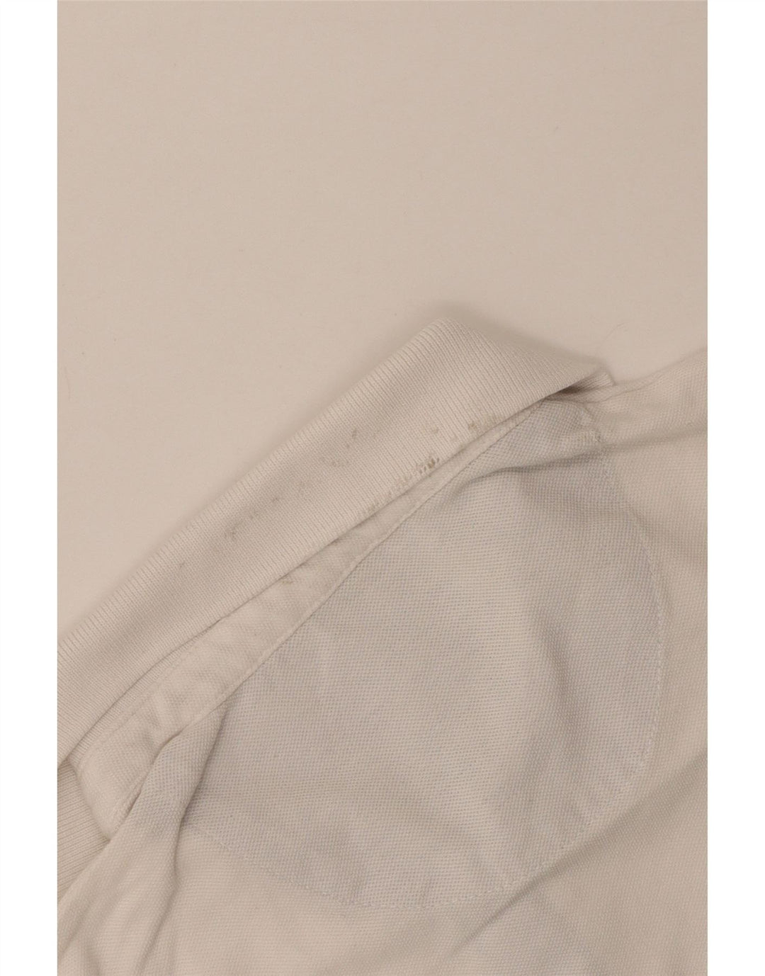 WRANGLER Mens Regular Fit Polo Shirt Medium White Cotton