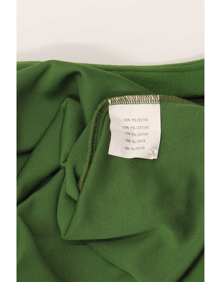 Campagnolo Mens Zip Neck Fleece Jumper XL Green Polyester