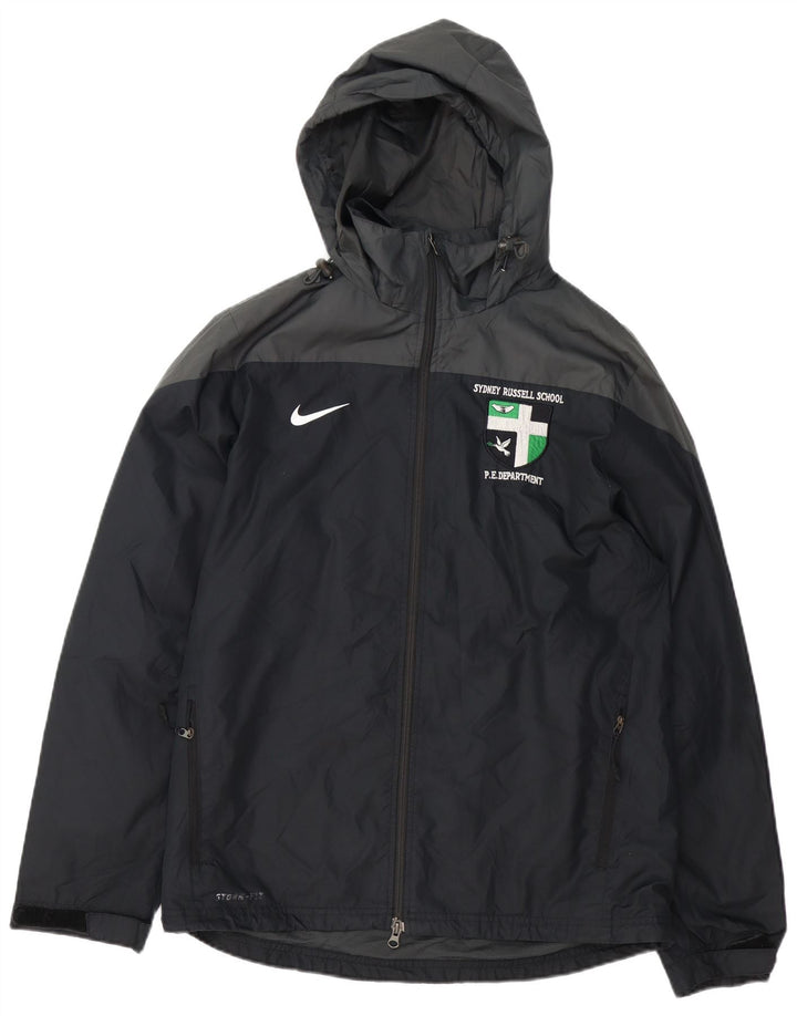 Nike Mens Storm-Fit Graphic Windbreaker Jacket UK 38 Medium Black Polyester