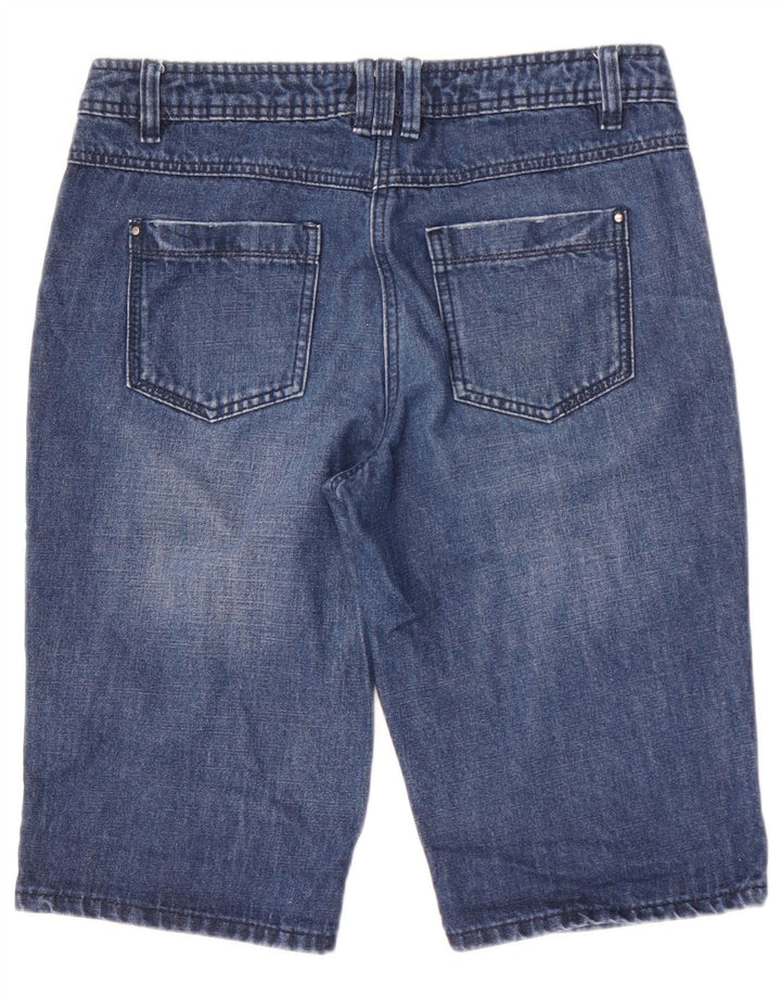 M&CO Womens Denim Shorts US 10 Large W32 Blue Cotton