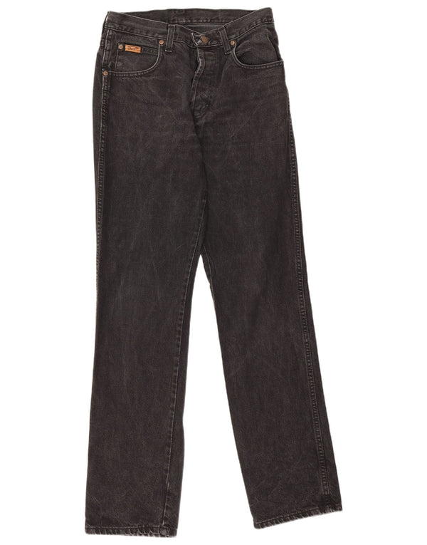 Wrangler Mens Straight Jeans W30 L33 Black
