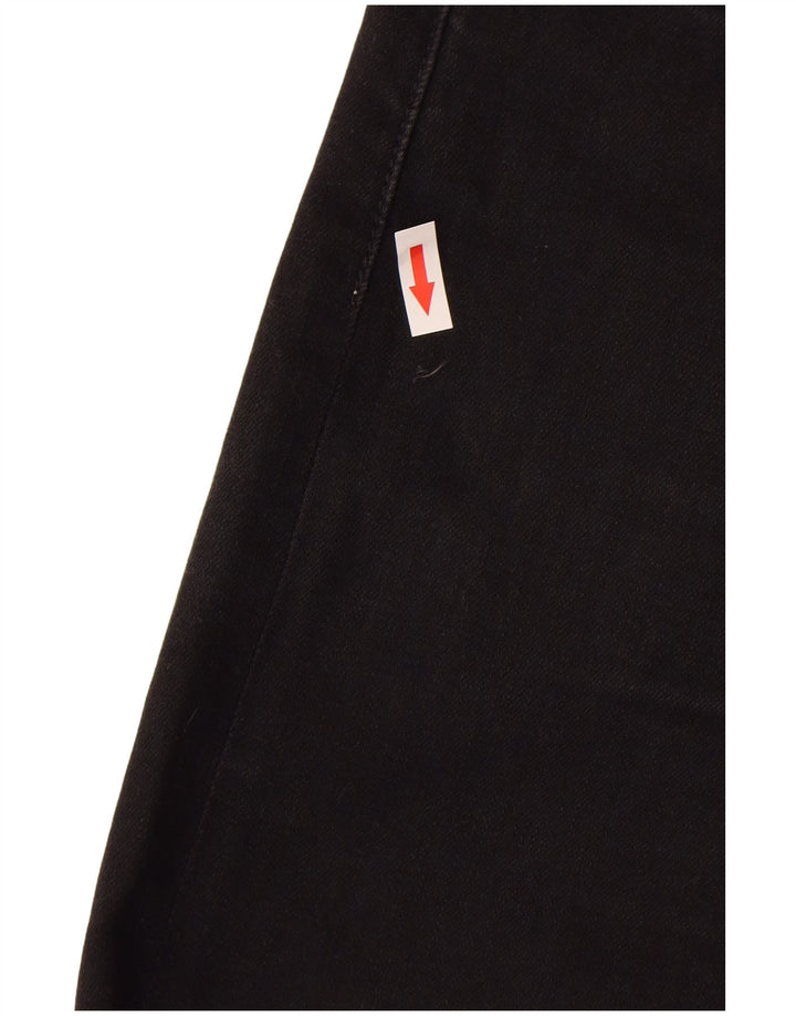 Levi's Womens 510 Skinny Jeans W30 L30 Black Cotton