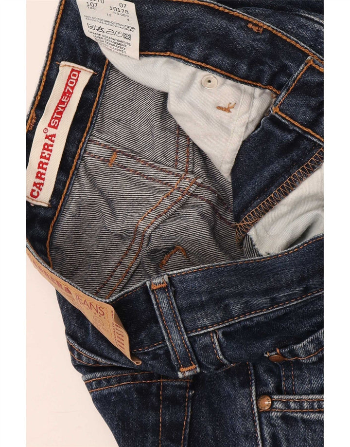 Carrera Mens Straight Jeans W34 L26 Navy Blue Cotton