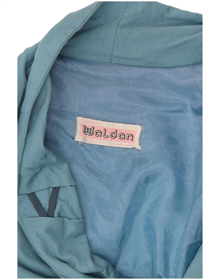 Vintage Womens Bomber Jacket UK 16 Large Blue