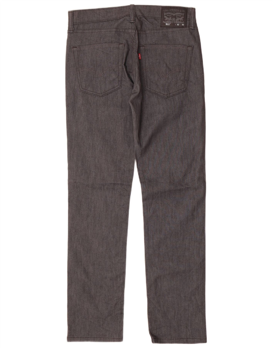 LEVI'S Mens 511 Slim Jeans W32 L32 Navy Blue Cotton