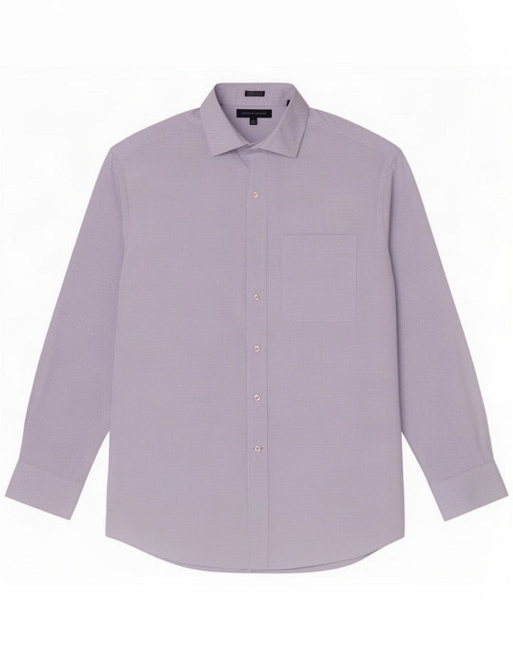 Tommy Hilfiger Mens Regular Fit Shirt Size 15 1/2 Medium Blue Striped