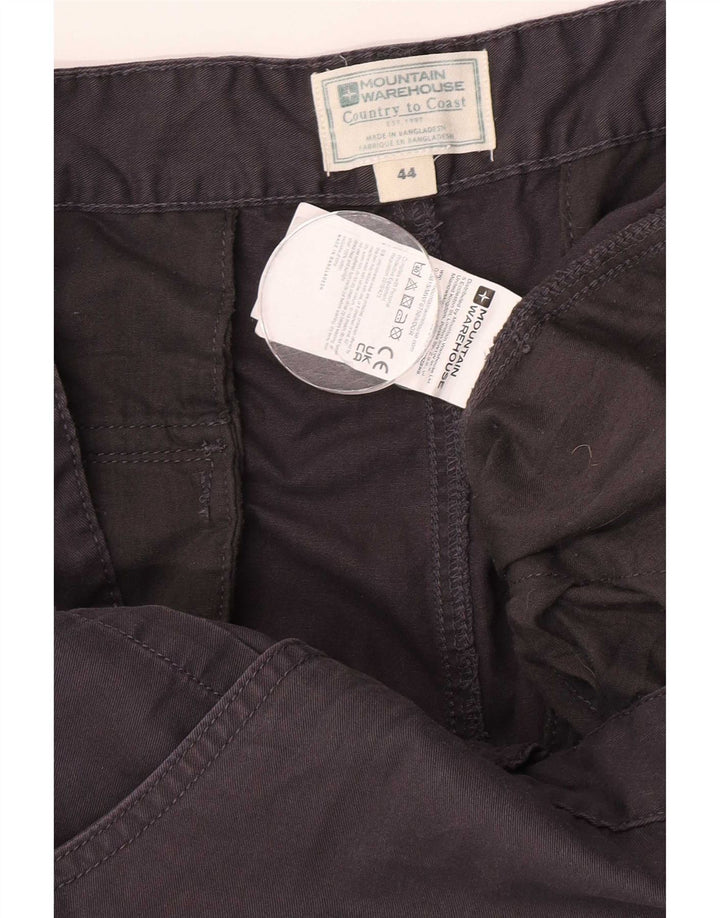 Mountain Warehouse Mens Cargo Shorts W44 2XL Grey Cotton