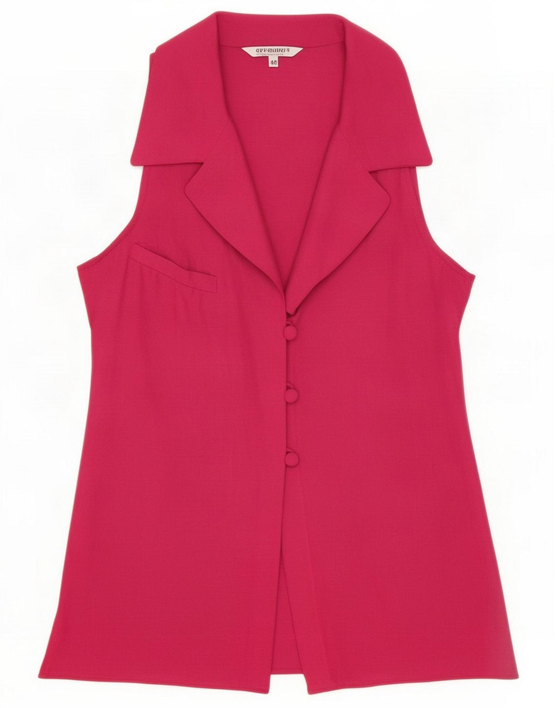 Erreuno Womens Sleeveless Shirt Blouse IT 44 Medium Pink