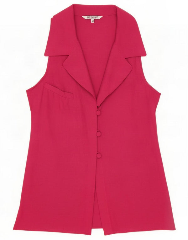 Erreuno Womens Sleeveless Shirt Blouse IT 44 Medium Pink