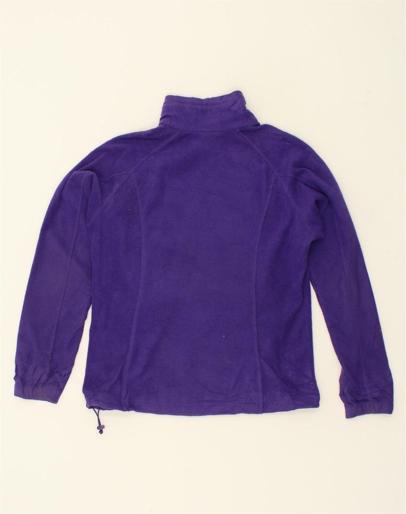 COLUMBIA Womens Fleece Jacket UK 14 Large Purple Polyester | Vintage Columbia | Thrift | Second-Hand Columbia | Used Clothing | Messina Hembry 