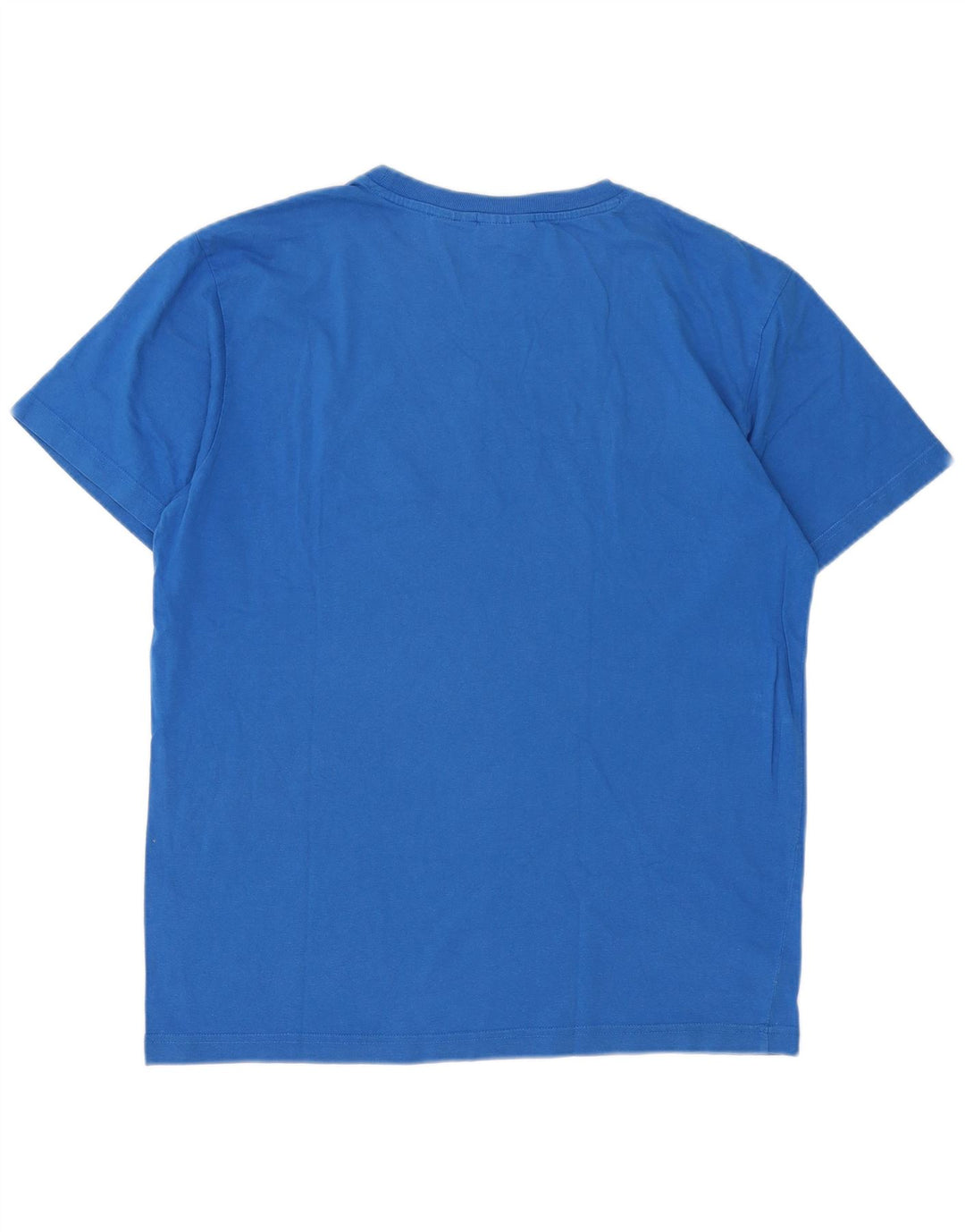 Fila Mens Graphic T-Shirt Top Large Blue Cotton