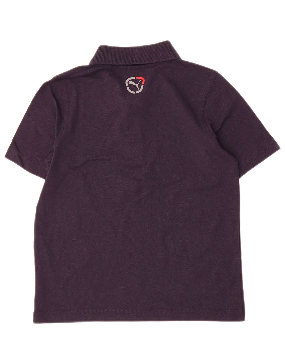 Puma Boys Polo Shirt 9-10 Years Navy Blue Cotton