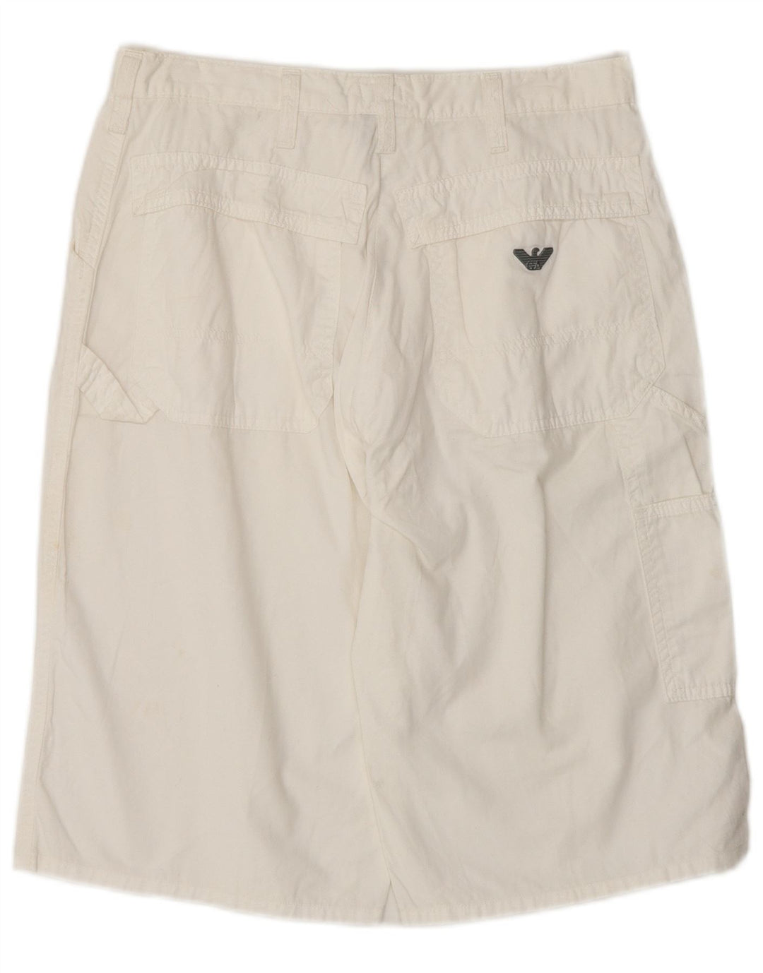 Armani Womens Cargo Shorts IT 44 Medium W28 White