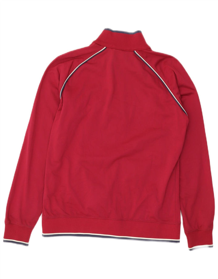 CHAMPION Womens Heritage Fit Tracksuit Top Jacket UK 14 Large Red
