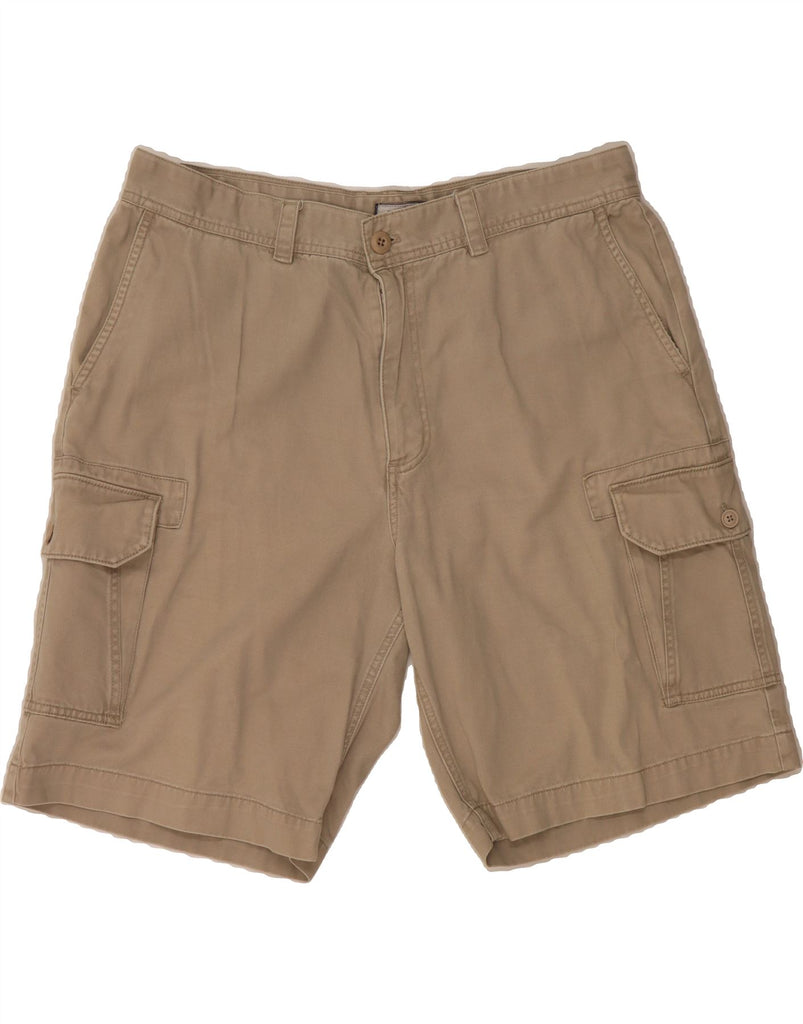 IZOD Mens Cargo Shorts W38 XL Beige Cotton Vintage Izod and Second-Hand Izod from Messina Hembry 