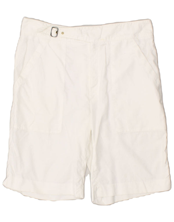 CERRUTI 1881 Mens Chino Shorts IT 50 Large W32  White Cotton