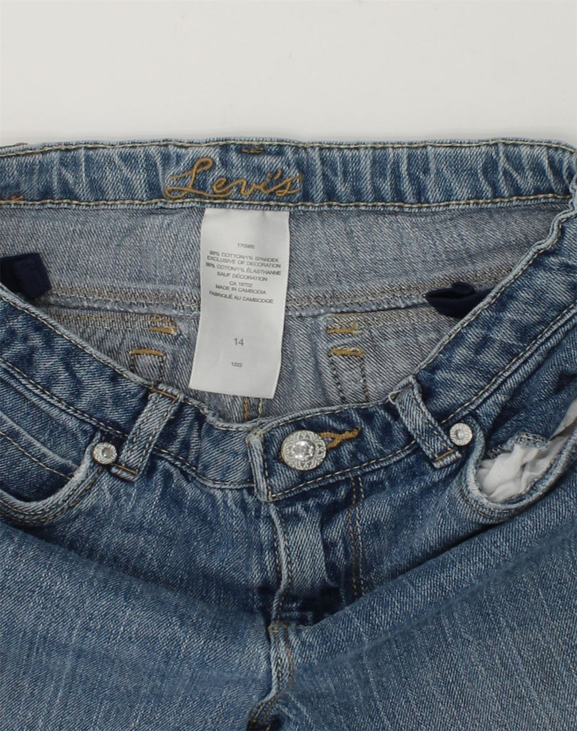 LEVI'S Girls Tapered Jeans 13-14 Years W26 L14 Blue Cotton | Vintage Levi's | Thrift | Second-Hand Levi's | Used Clothing | Messina Hembry 