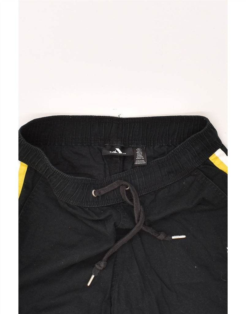 CONVERSE Mens Tracksuit Trousers Small Black Cotton | Vintage Converse | Thrift | Second-Hand Converse | Used Clothing | Messina Hembry 