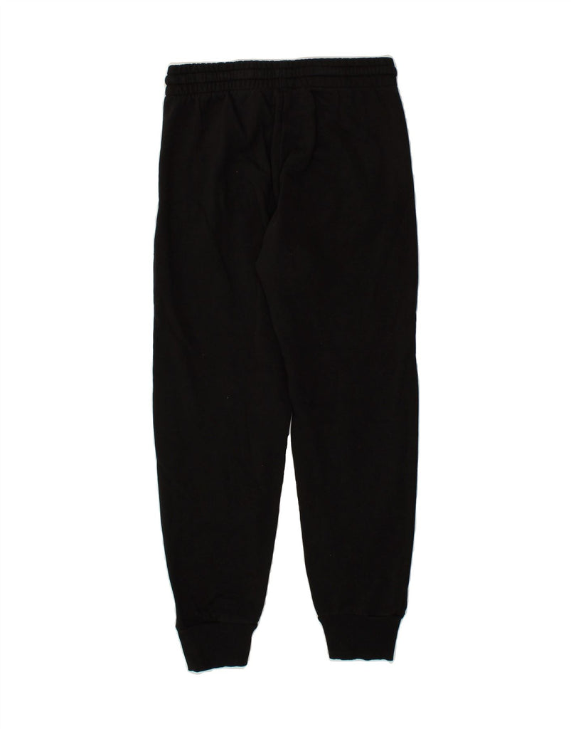 KAPPA Womens Tracksuit Trousers Joggers UK 14 Medium Black Cotton | Vintage Kappa | Thrift | Second-Hand Kappa | Used Clothing | Messina Hembry 