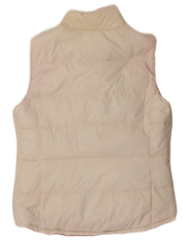 J. Crew Womens Reversible Padded Gilet UK 12 Medium Pink Nylon
