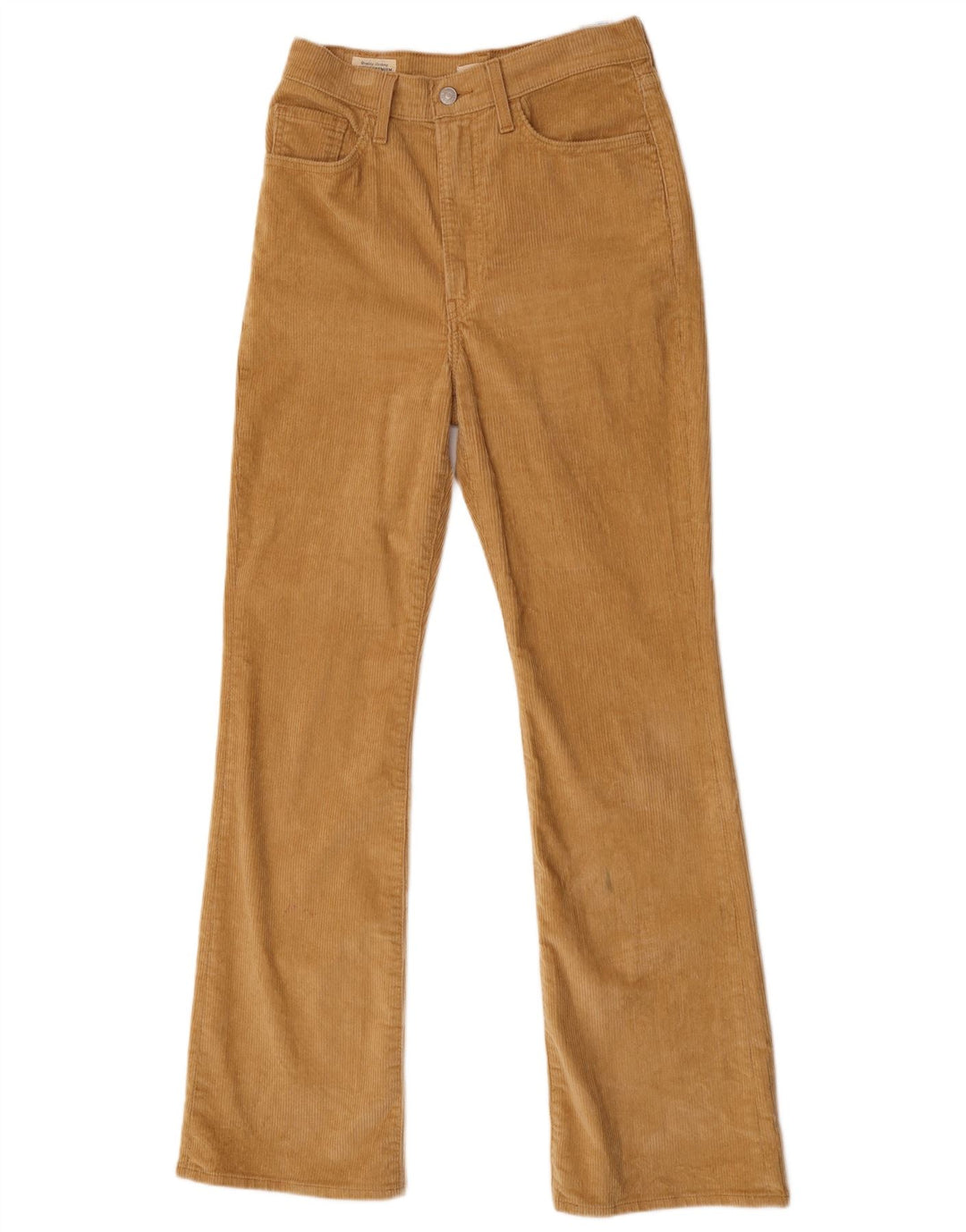 Levi's Womens Bootcut Corduroy Trousers W27 L33 Beige Cotton