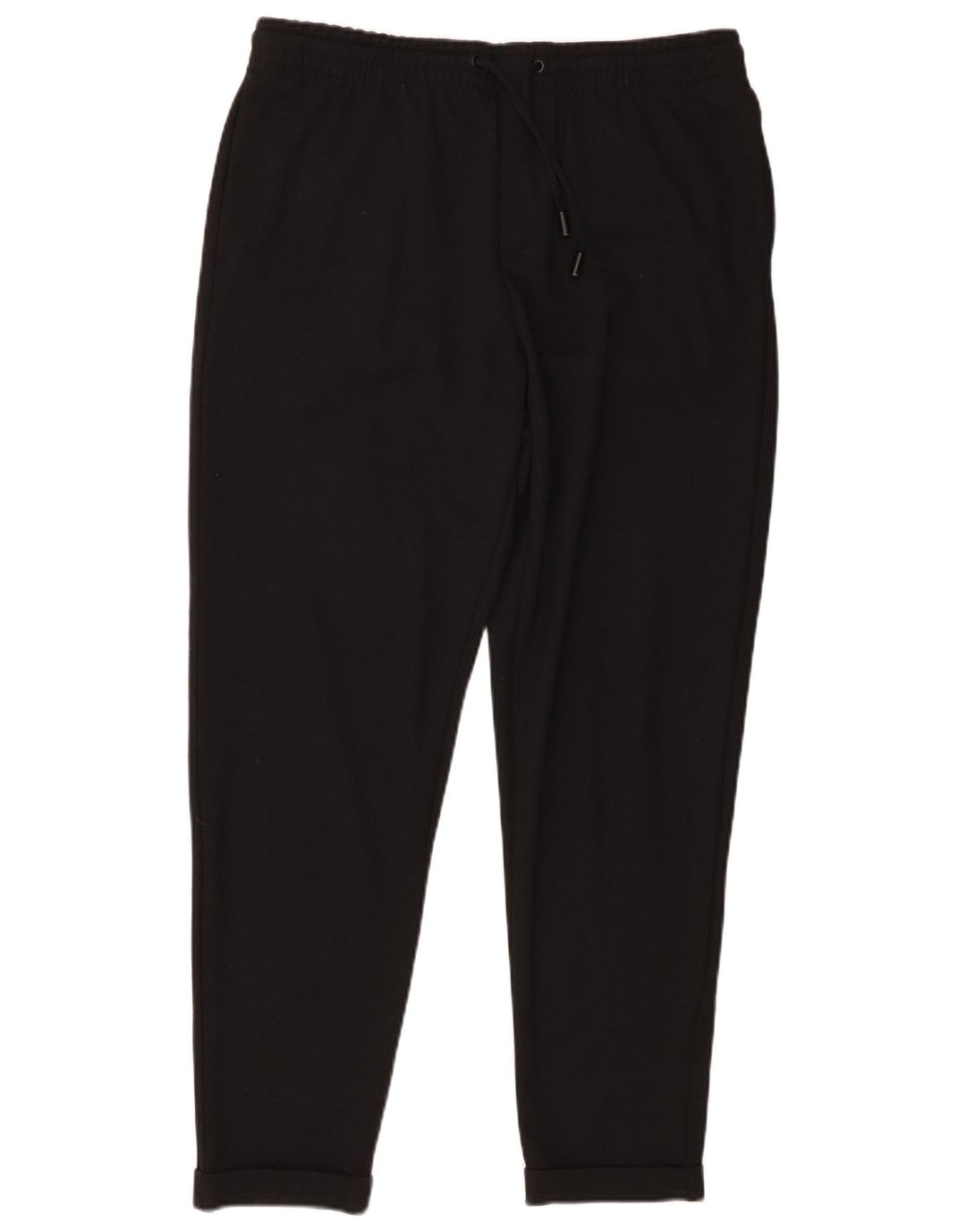 Zara Womens Tapered Casual Trousers Large W32 L28 Black Polyester