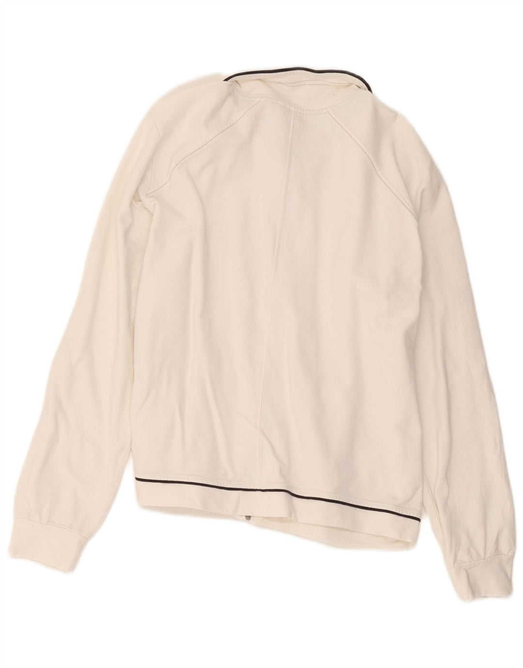 Champion Womens Tracksuit Top Jacket UK 18 XL White Cotton