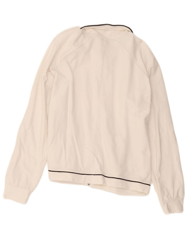 Champion Womens Tracksuit Top Jacket UK 18 XL White Cotton