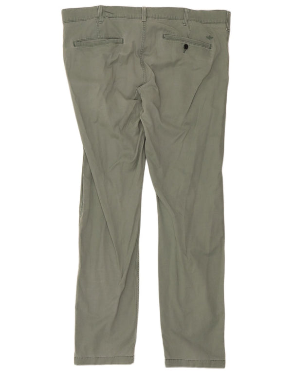 Dockers Mens Skinny Tapered Chino Trousers W40 L34 Green Cotton