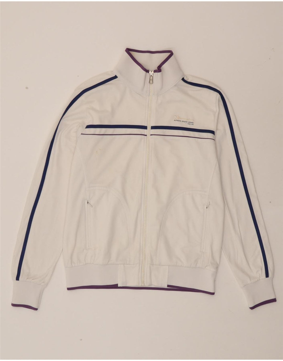 CHAMPION Womens Heritage Fit Tracksuit Top Jacket UK 16 Large White Vintage Champion and Second-Hand Champion from Messina Hembry 