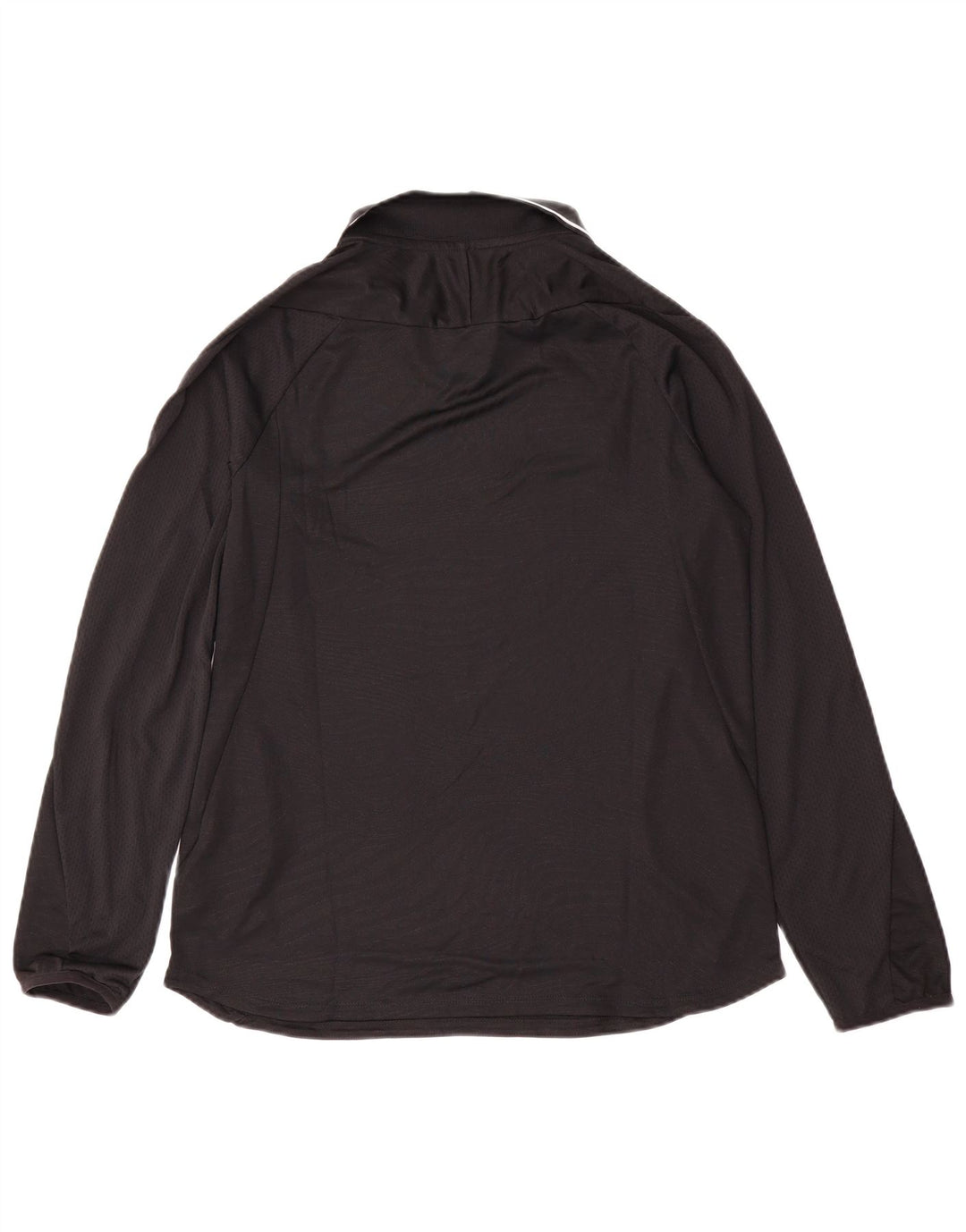 Nike Mens Dri Fit Top Long Sleeve Small Black Polyester