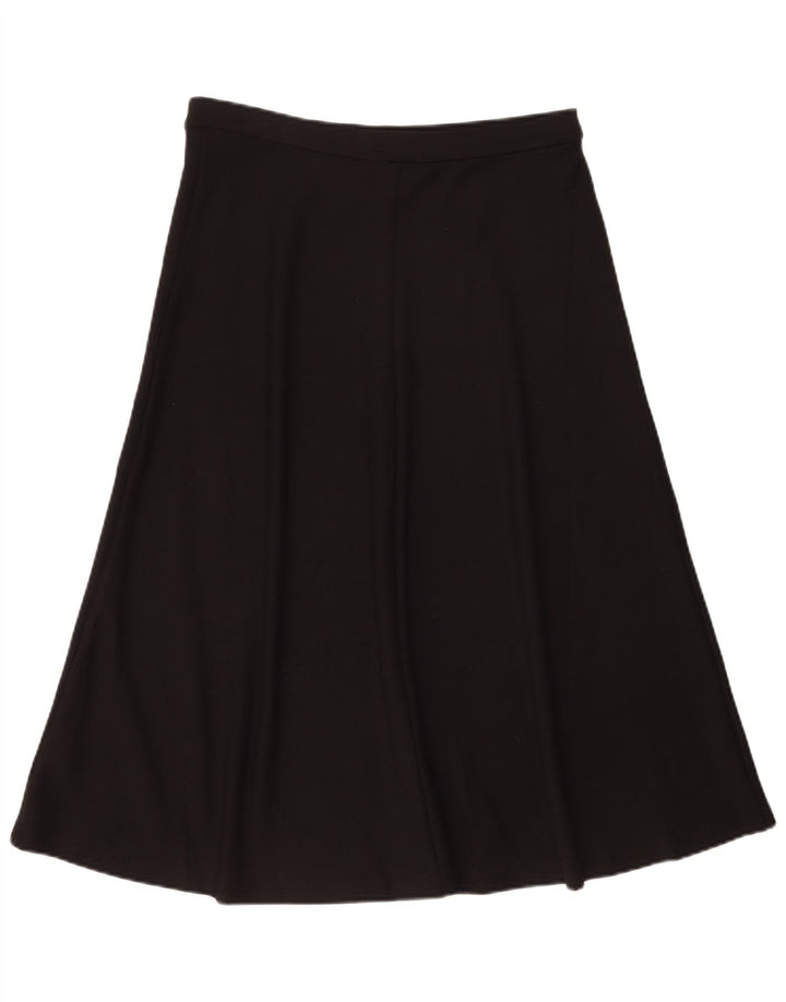 Marks & Spencer Womens A-Line Skirt UK 14 Large W34  Black Polyester